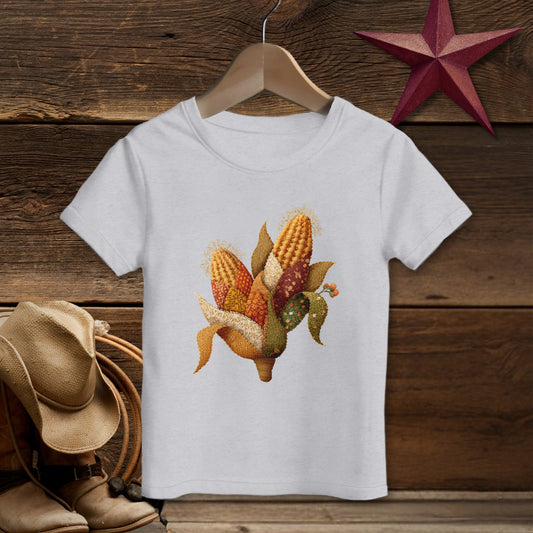 Festive Autumn Corn Design Kids T-Shirt product