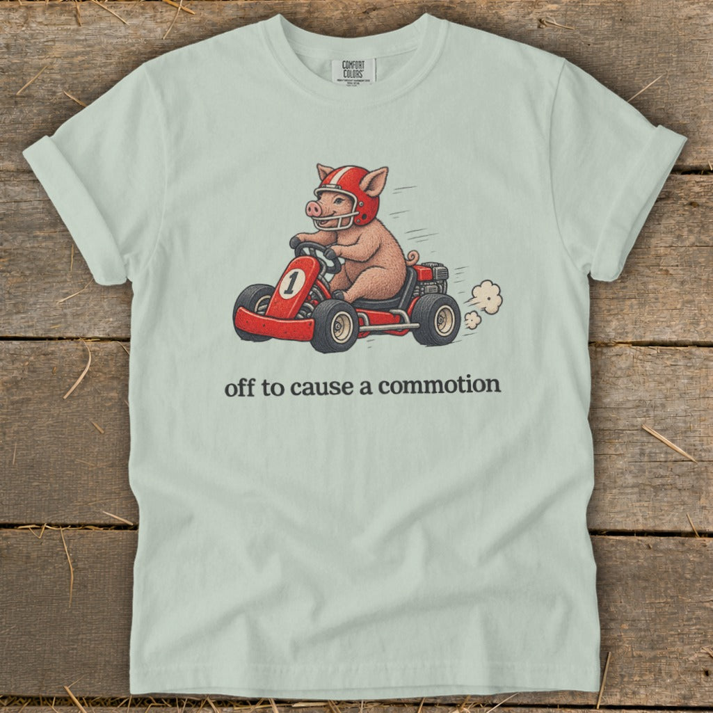 Off To Cause a Commotion Signature Tee