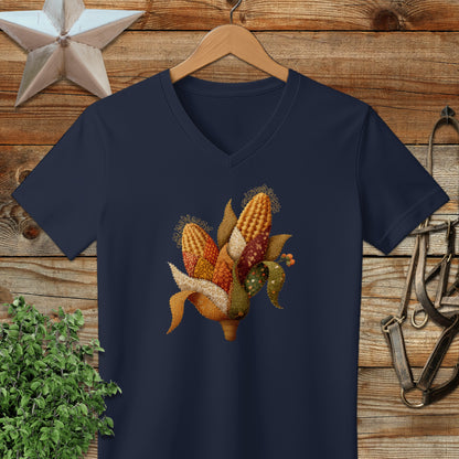 Harvest Corn Graphic Navy Tee product type