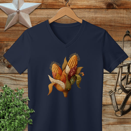Harvest Corn Graphic Navy Tee product type
