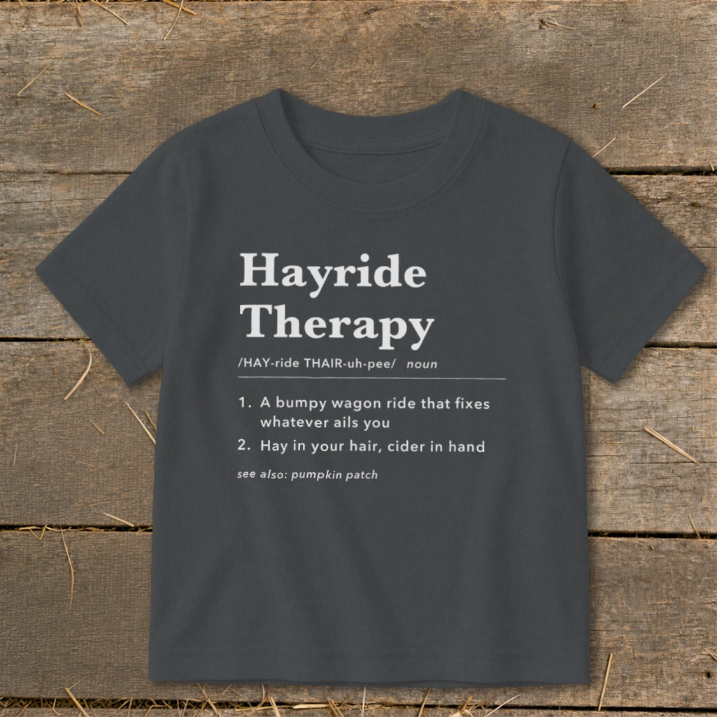 Hayride Therapy Definition Toddler Tee