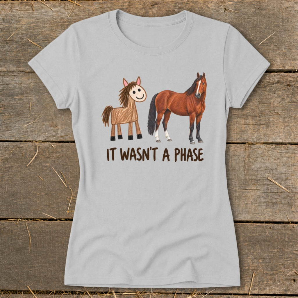 It Wasn't a Phase Drawing Ladies Tee