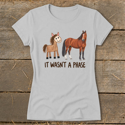 It Wasn't a Phase Drawing Ladies Tee