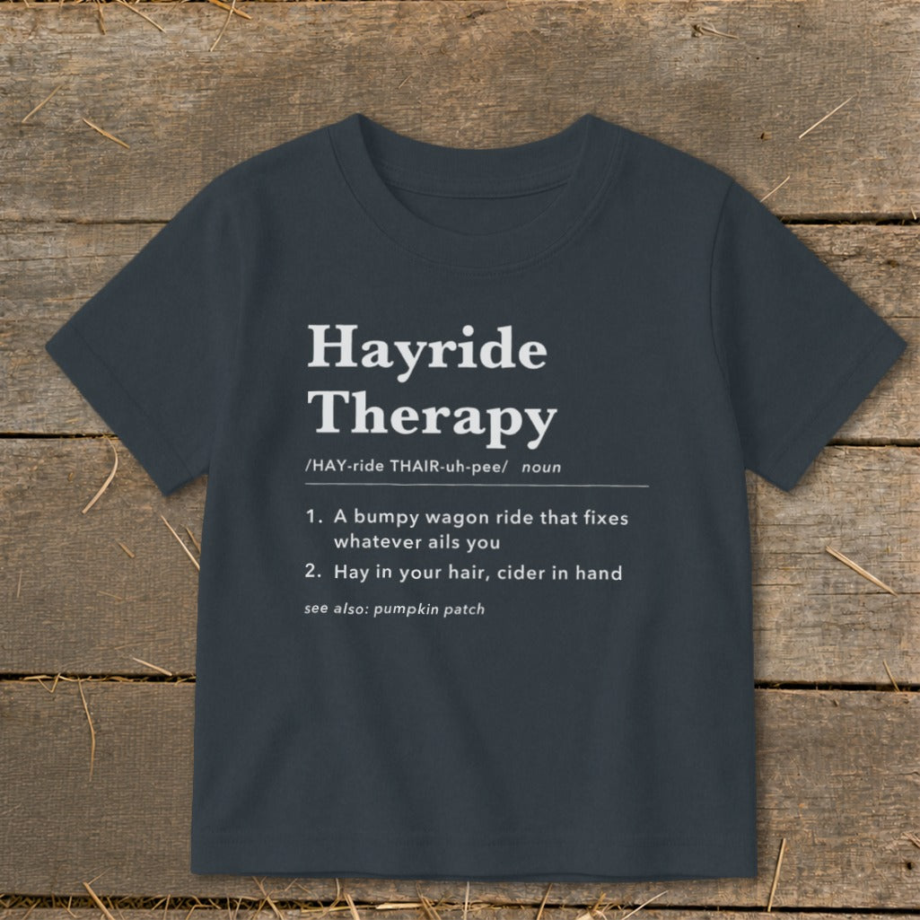 Hayride Therapy Definition Toddler Tee