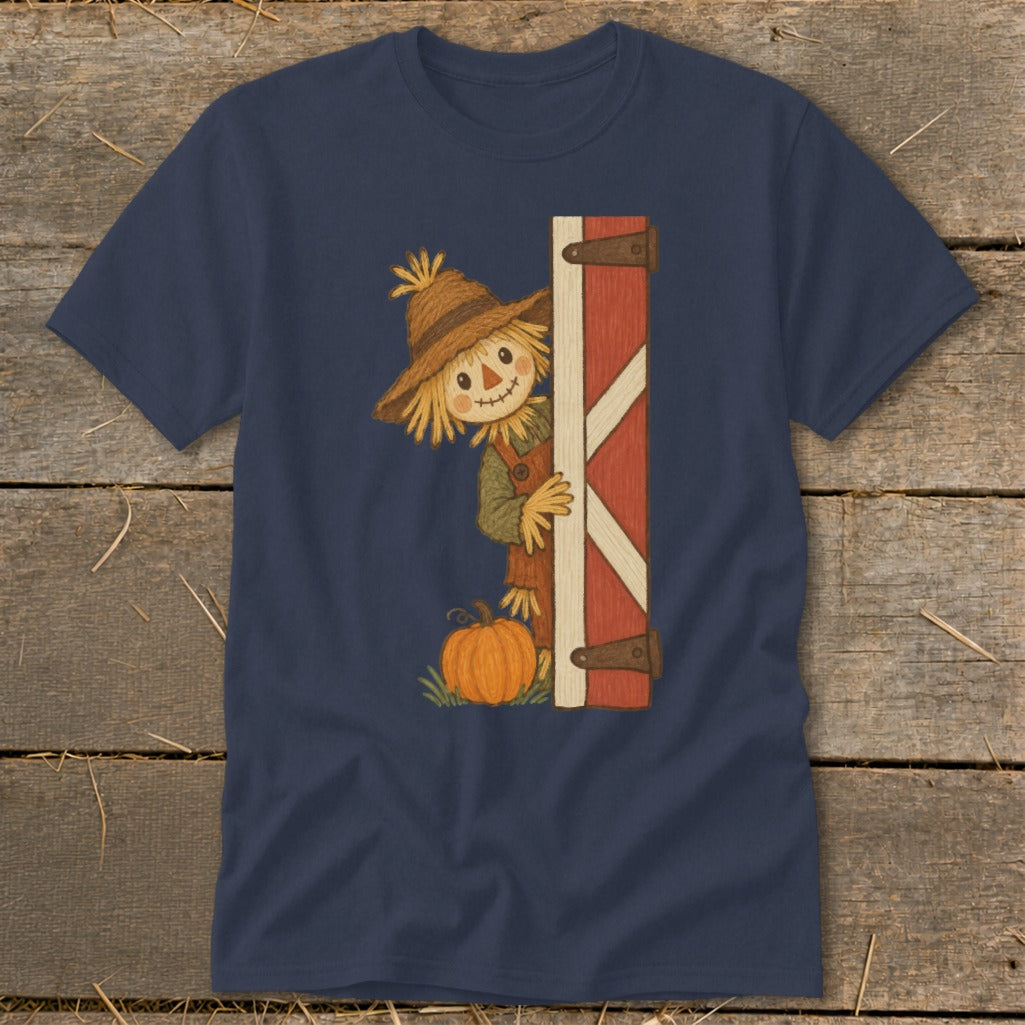 Peeking Scarecrow Classic Tee