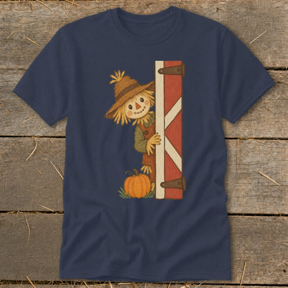Peeking Scarecrow Classic Tee