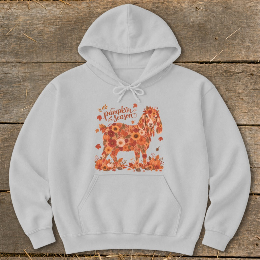 Fall Floral Nubian Goat Hoodie