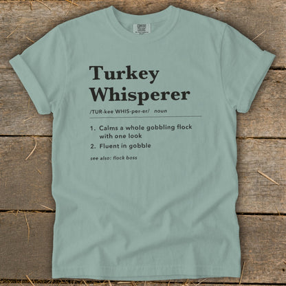 Turkey Whisperer Definition Signature Tee