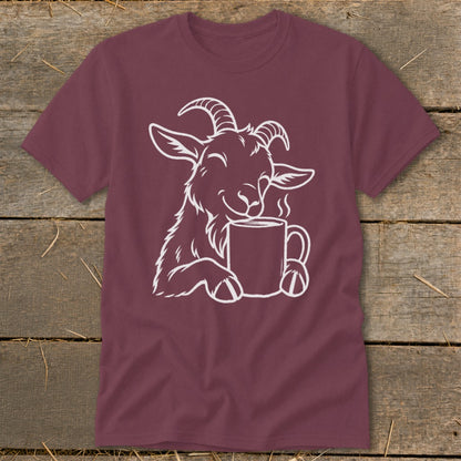 Morning Coffee Goat Classic Tee