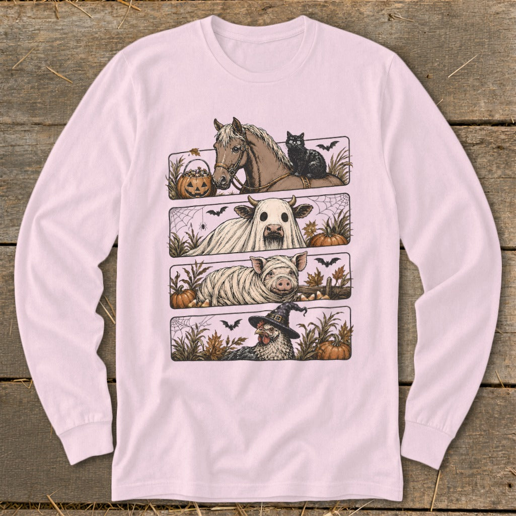 Barnyard Costume Party Long Sleeve Tee