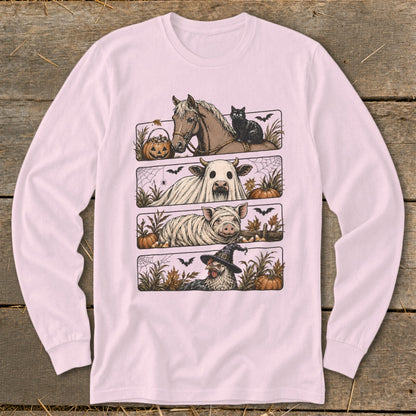 Barnyard Costume Party Long Sleeve Tee
