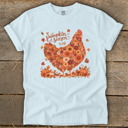 Fall Floral Chicken Signature Tee