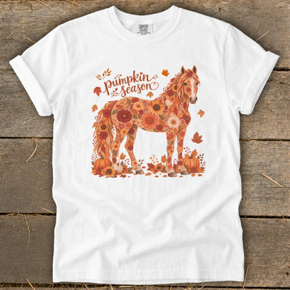 Fall Floral Horse Signature Tee