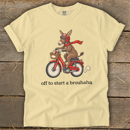 Off To Start a Brouhaha Signature Tee