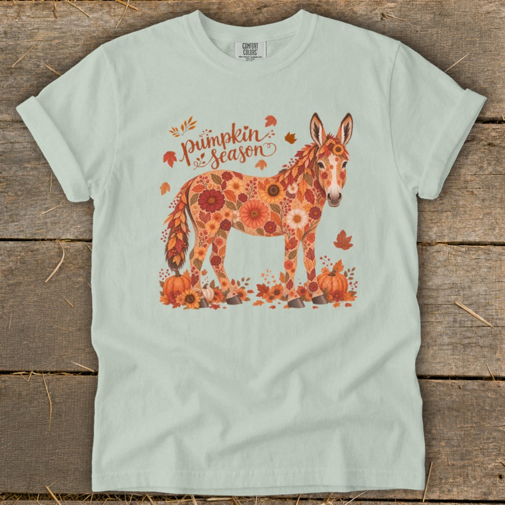 Fall Floral Donkey Signature Tee