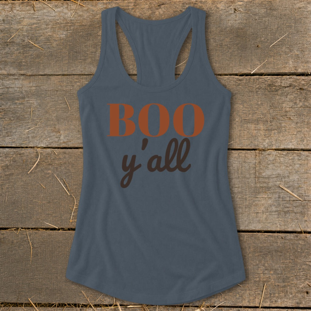 Boo Y'all Racerback Tank