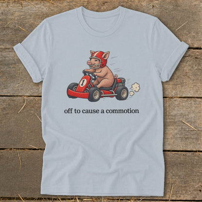 Off To Cause a Commotion Softstyle Tee
