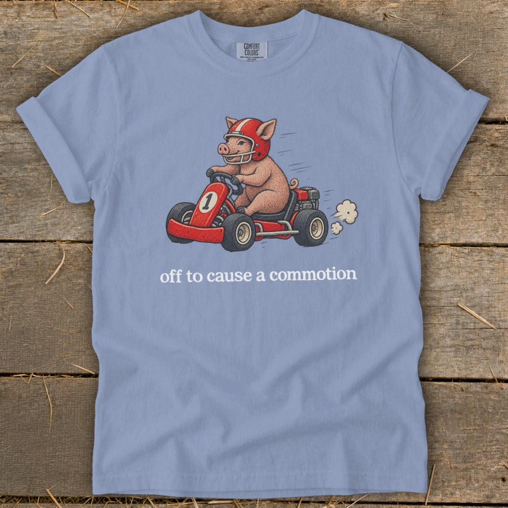 Off To Cause a Commotion Signature Tee