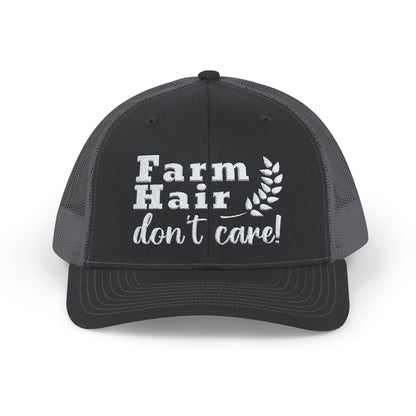 Hats Black / Charcoal / One size Farm Hair Don't Care - Trucker Cap