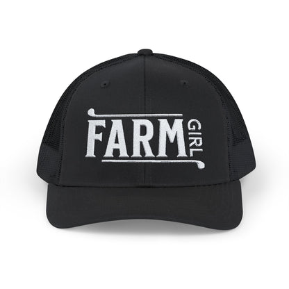 Hats Black / One size Farm Girl - Snapback Trucker Cap