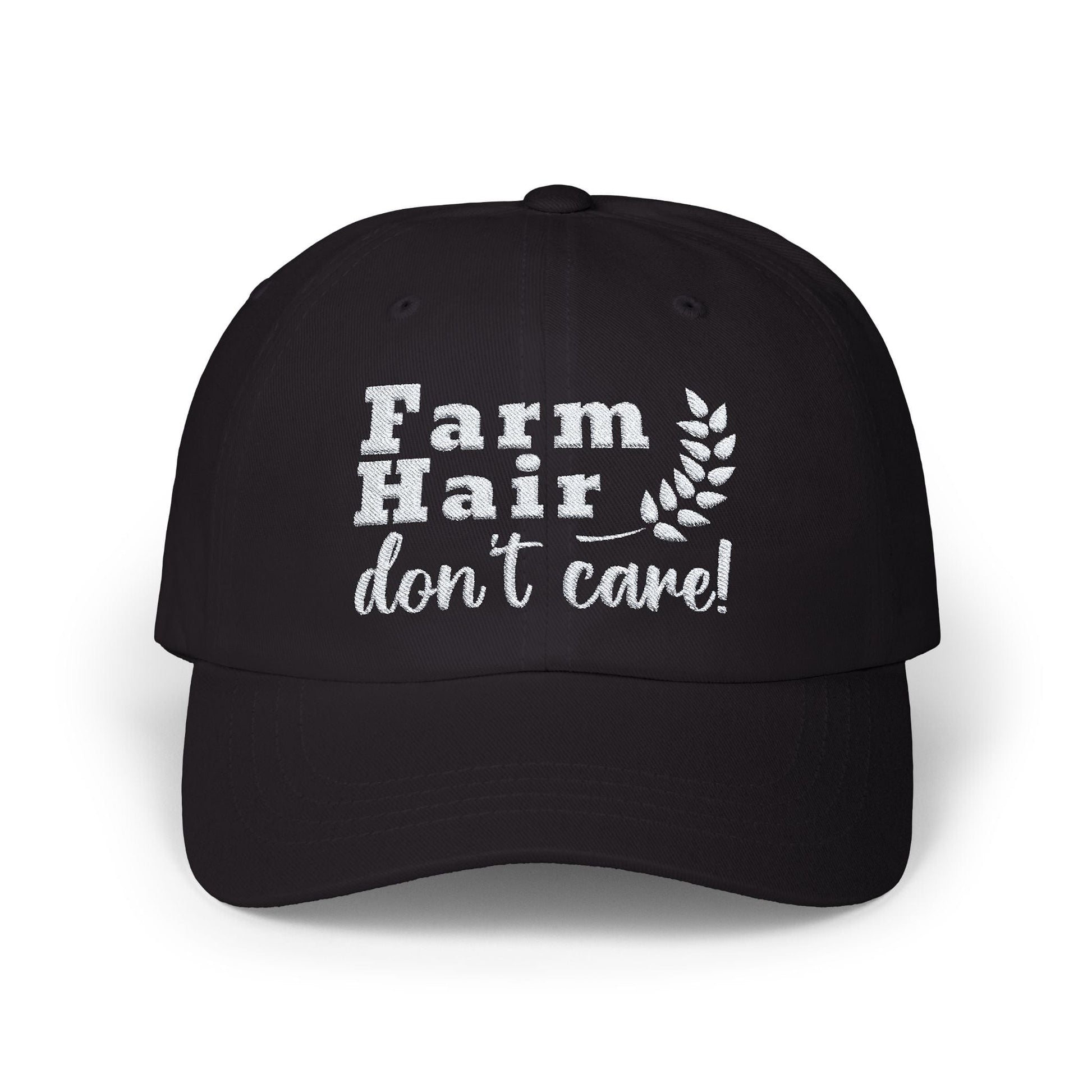 Hats Black / One size Farm Hair Don't Care - Dad Cap