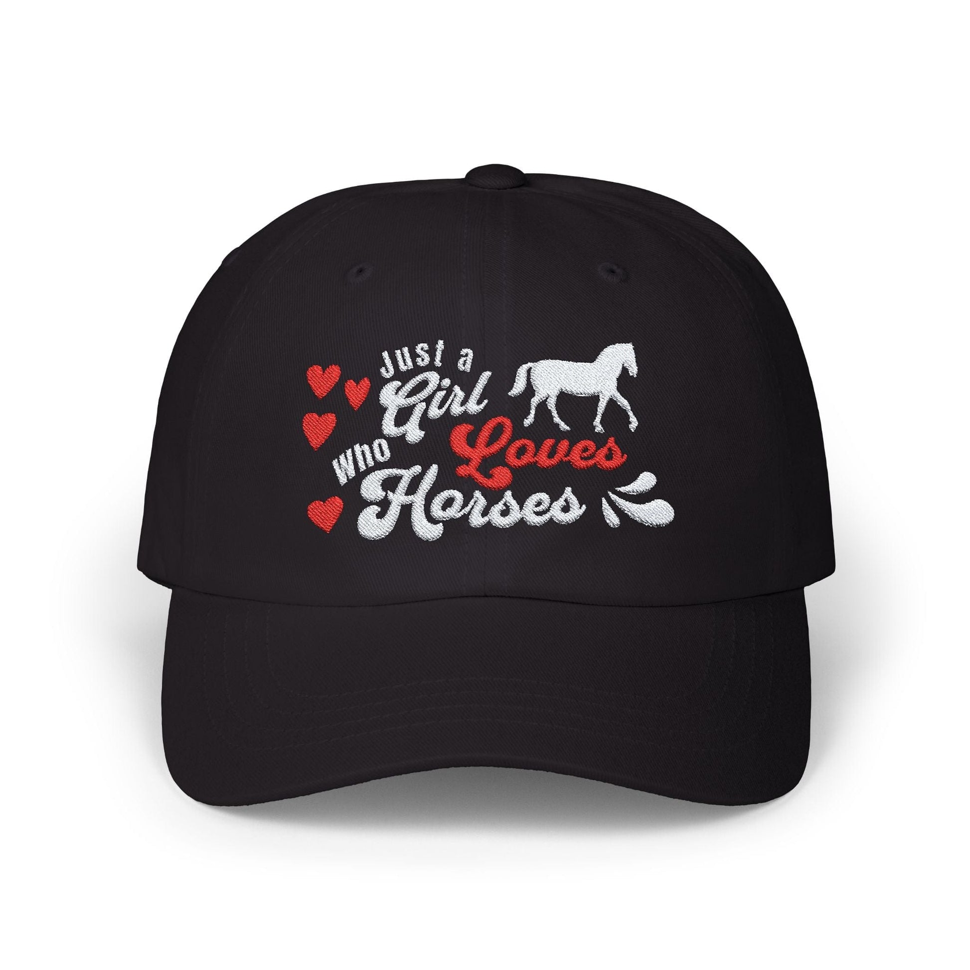 Hats Black / One size Girl Who Loves Horses - Dad Cap