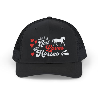 Hats Black / One size GIrl Who Loves Horses - Trucker Cap