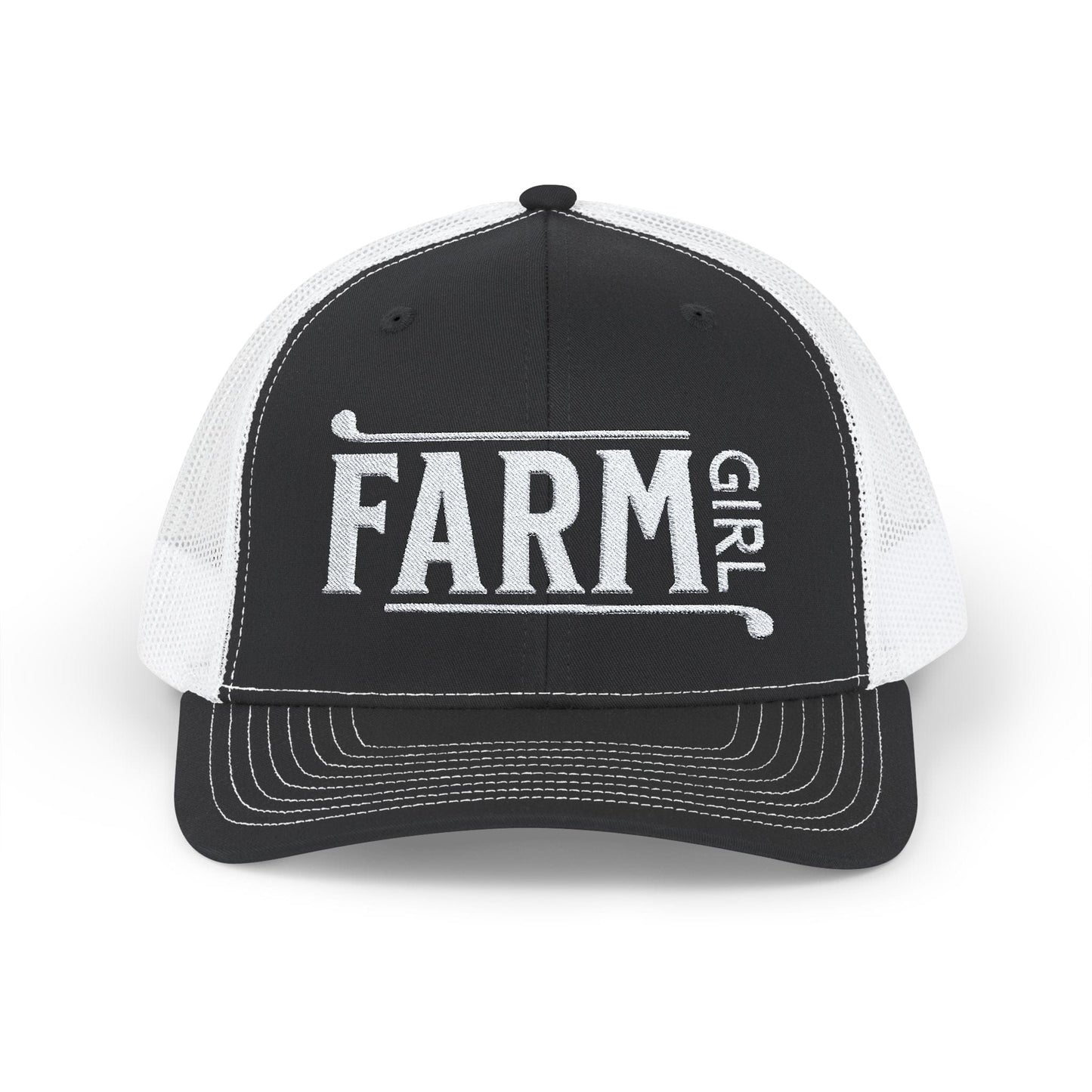 Hats Black / White / One size Farm Girl - Snapback Trucker Cap