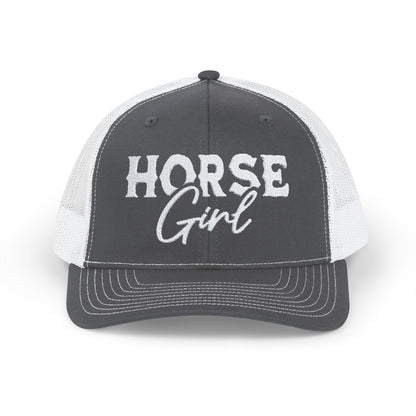 Hats Charcoal / White / One size Horse Girl - Trucker Cap