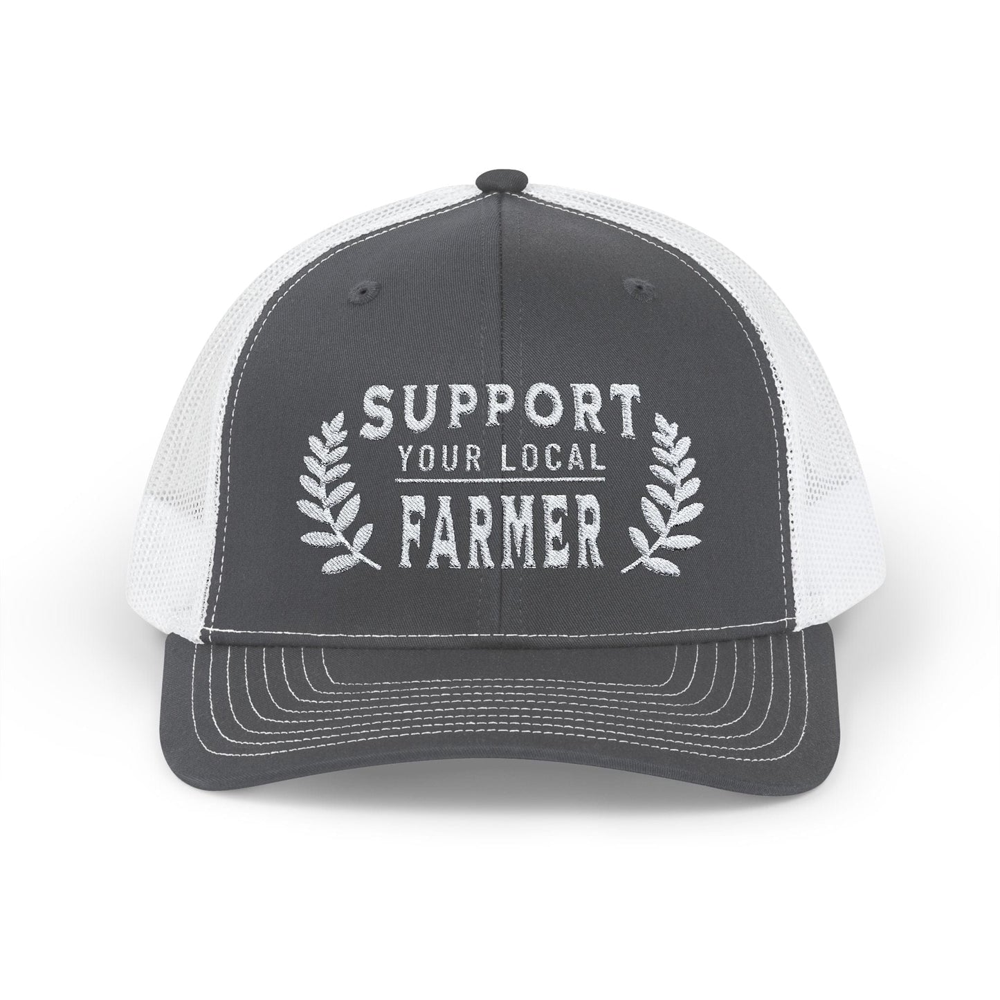 Hats Charcoal / White / One size Support Local Farmer - Trucker Cap