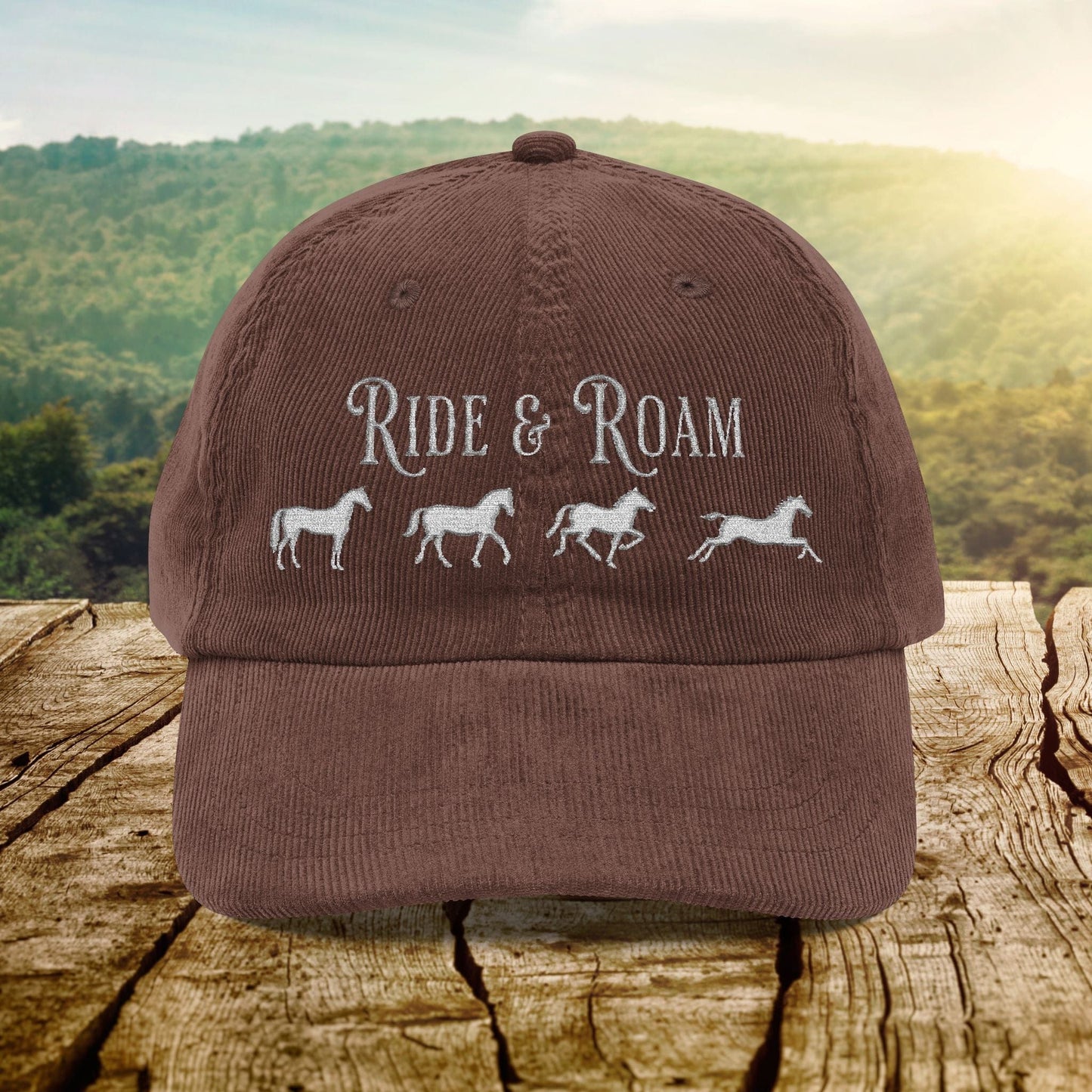 Hats Dark Brown / One size Ride and Roam - Corduroy Cap