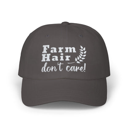 Hats Dark Grey / One size Farm Hair Don't Care - Dad Cap