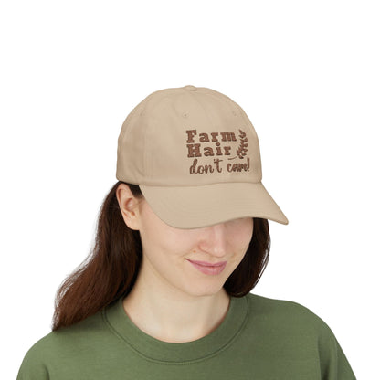 Hats Farm Hair Don't Care - Dad Cap