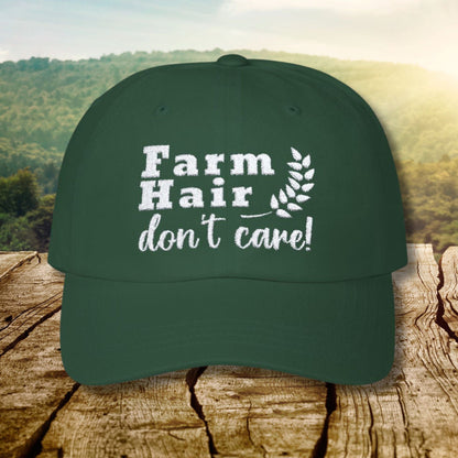 Hats Farm Hair Don't Care - Dad Cap