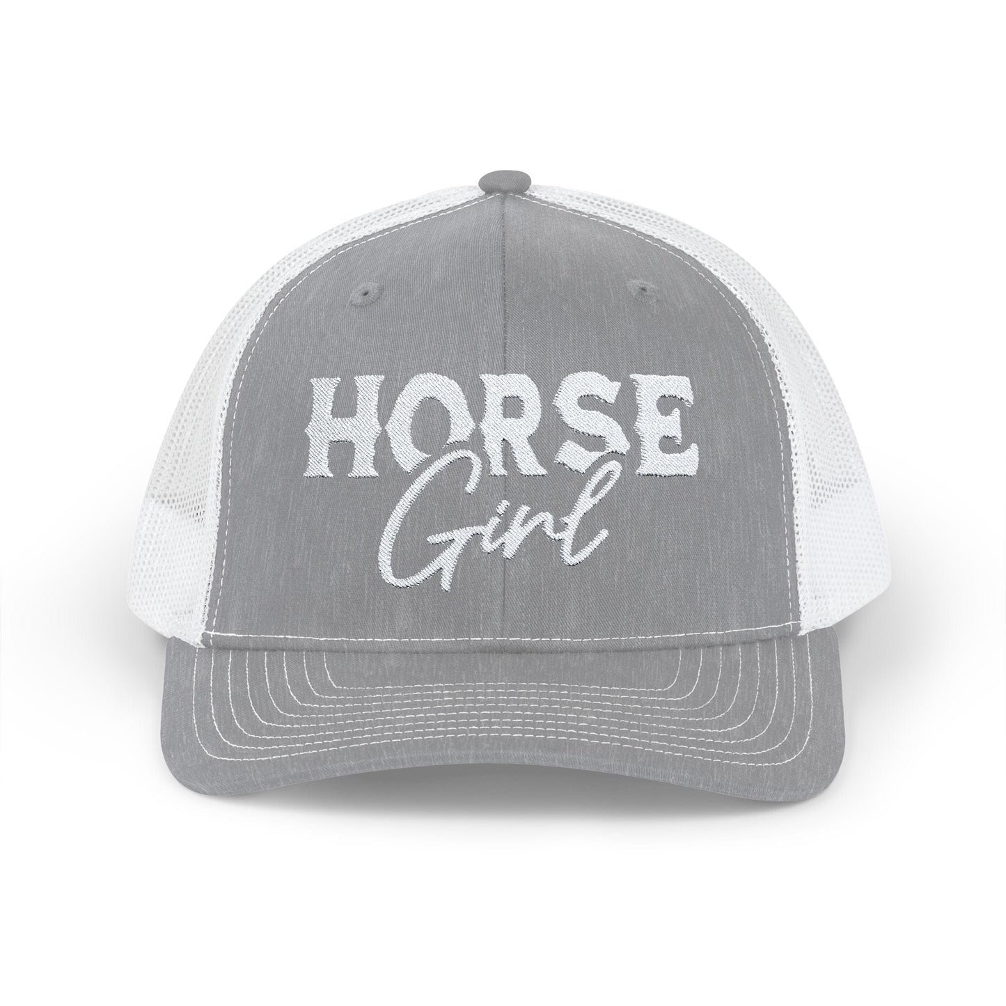 Hats Heather Grey / White / One size Horse Girl - Trucker Cap