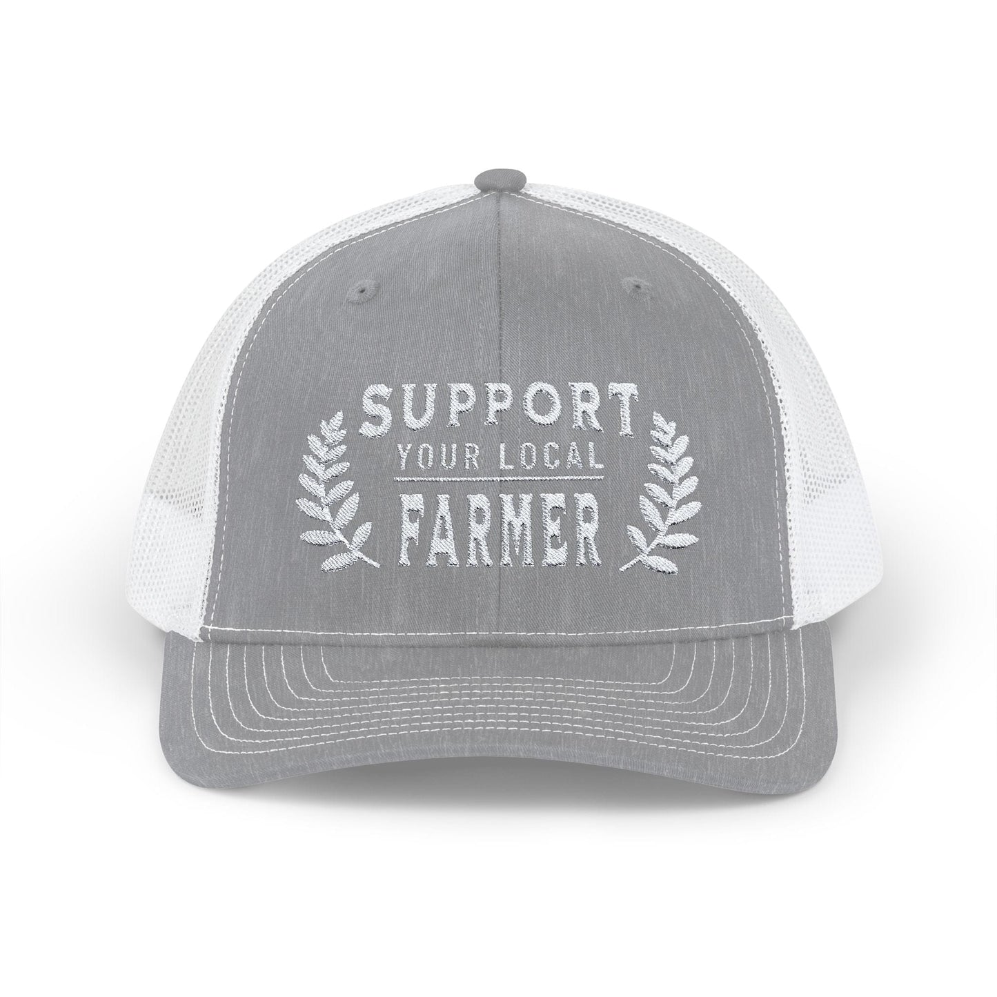 Hats Heather Grey / White / One size Support Local Farmer - Trucker Cap