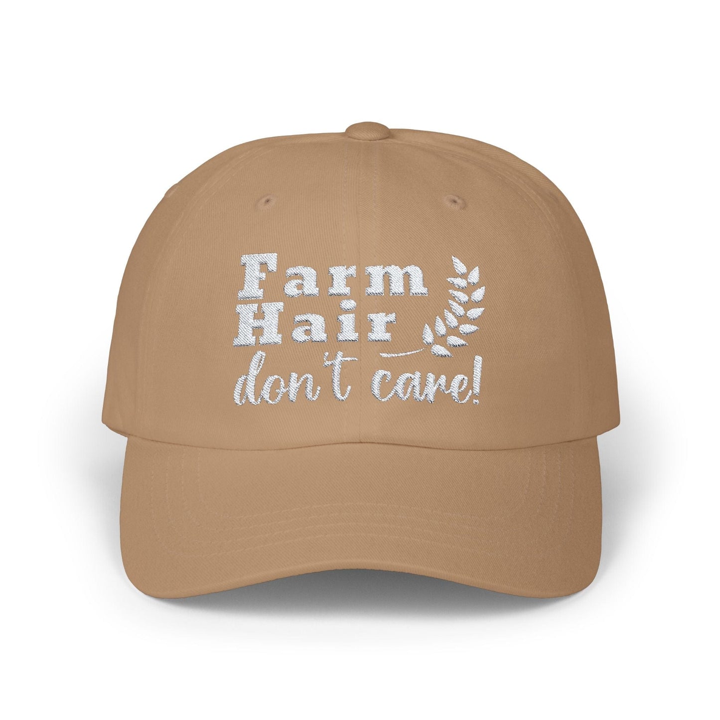 Hats Khaki / One size Farm Hair Don't Care - Dad Cap