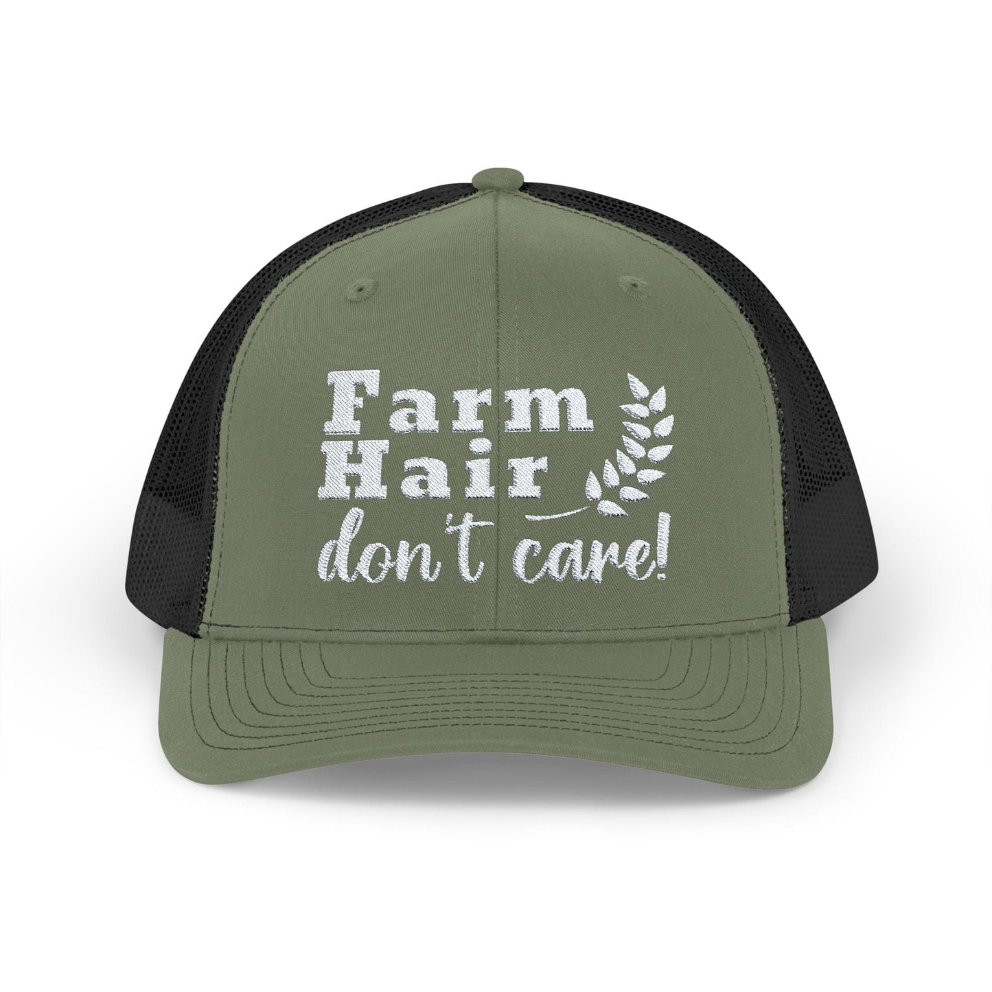 Hats Loden / Black / One size Farm Hair Don't Care - Trucker Cap