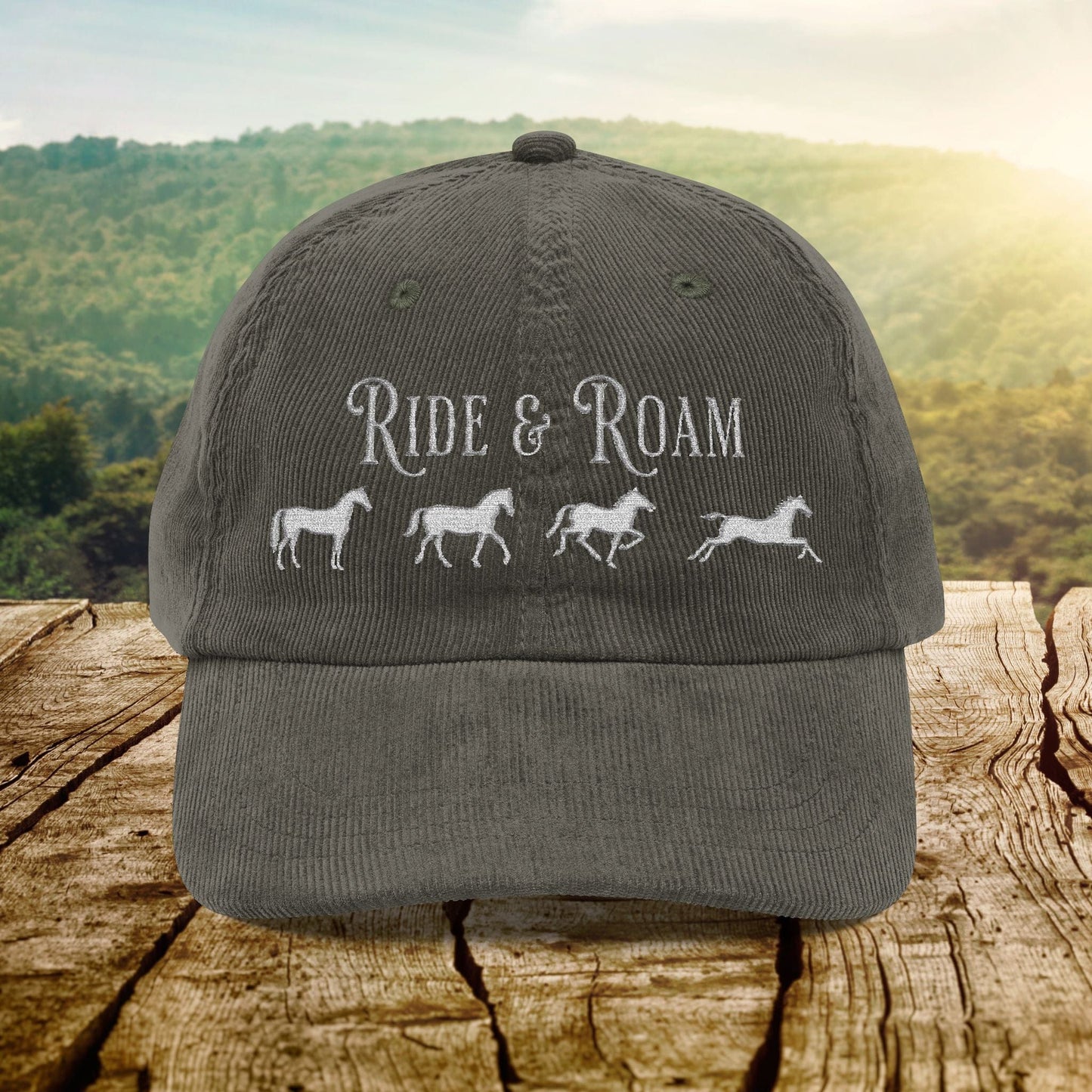Hats Olive / One size Ride and Roam - Corduroy Cap