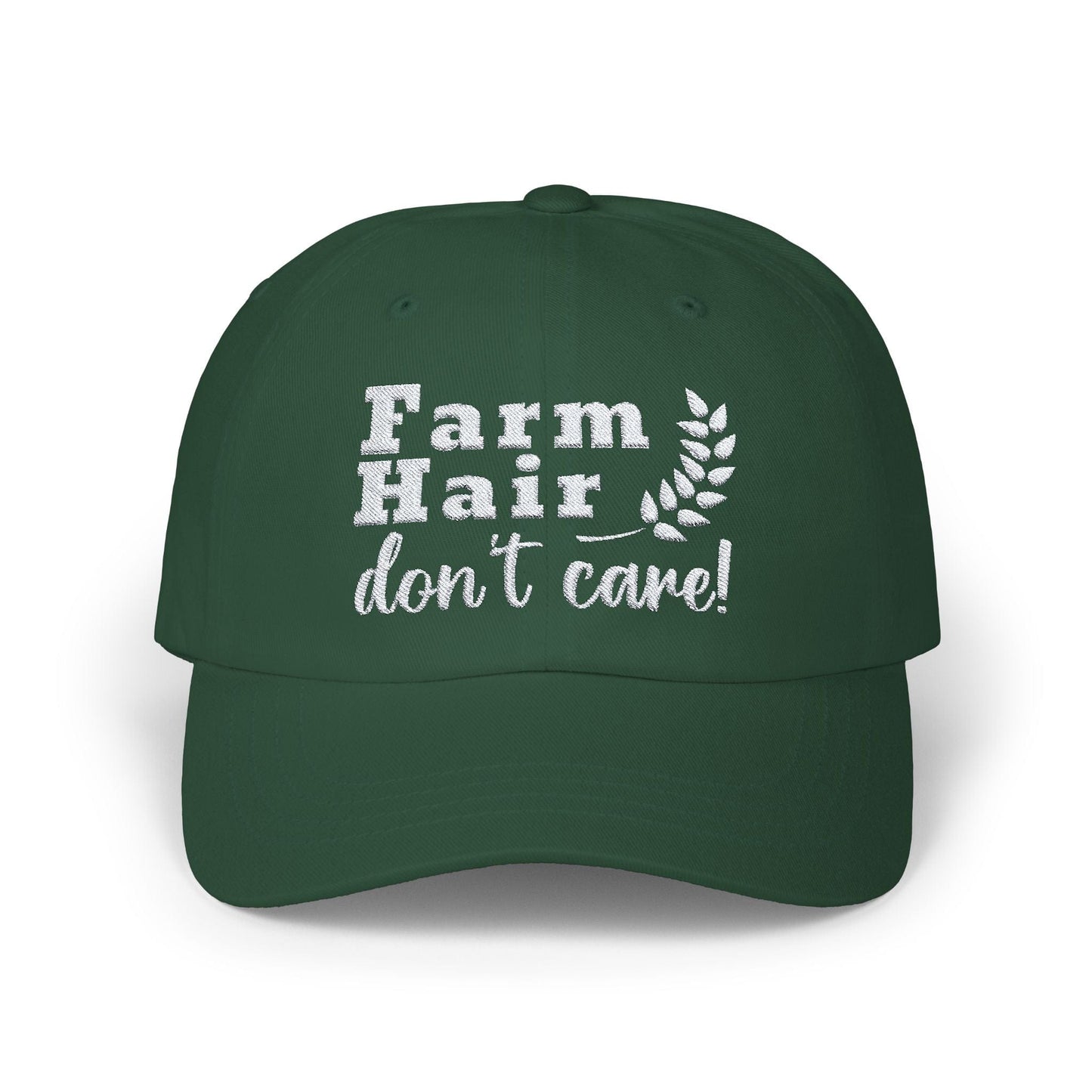 Hats Spruce / One size Farm Hair Don't Care - Dad Cap