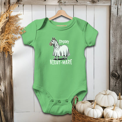 Holiday Baby Shirt Bodysuit Short Sleeve / Apple / Newborn Spooky Nightmare Halloween - Baby Shirt