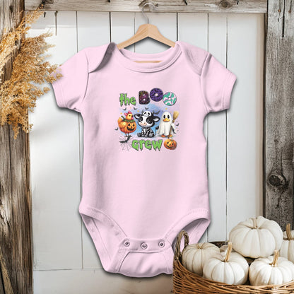 Holiday Baby Shirt Bodysuit Short Sleeve / Pink / Newborn The Boo Crew Halloween - Baby Shirt