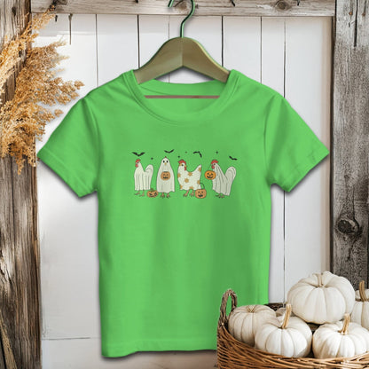 Holiday Baby Shirt Infant T-Shirt / Apple / 6 Months Ghostly Chickens Halloween - Baby Shirt