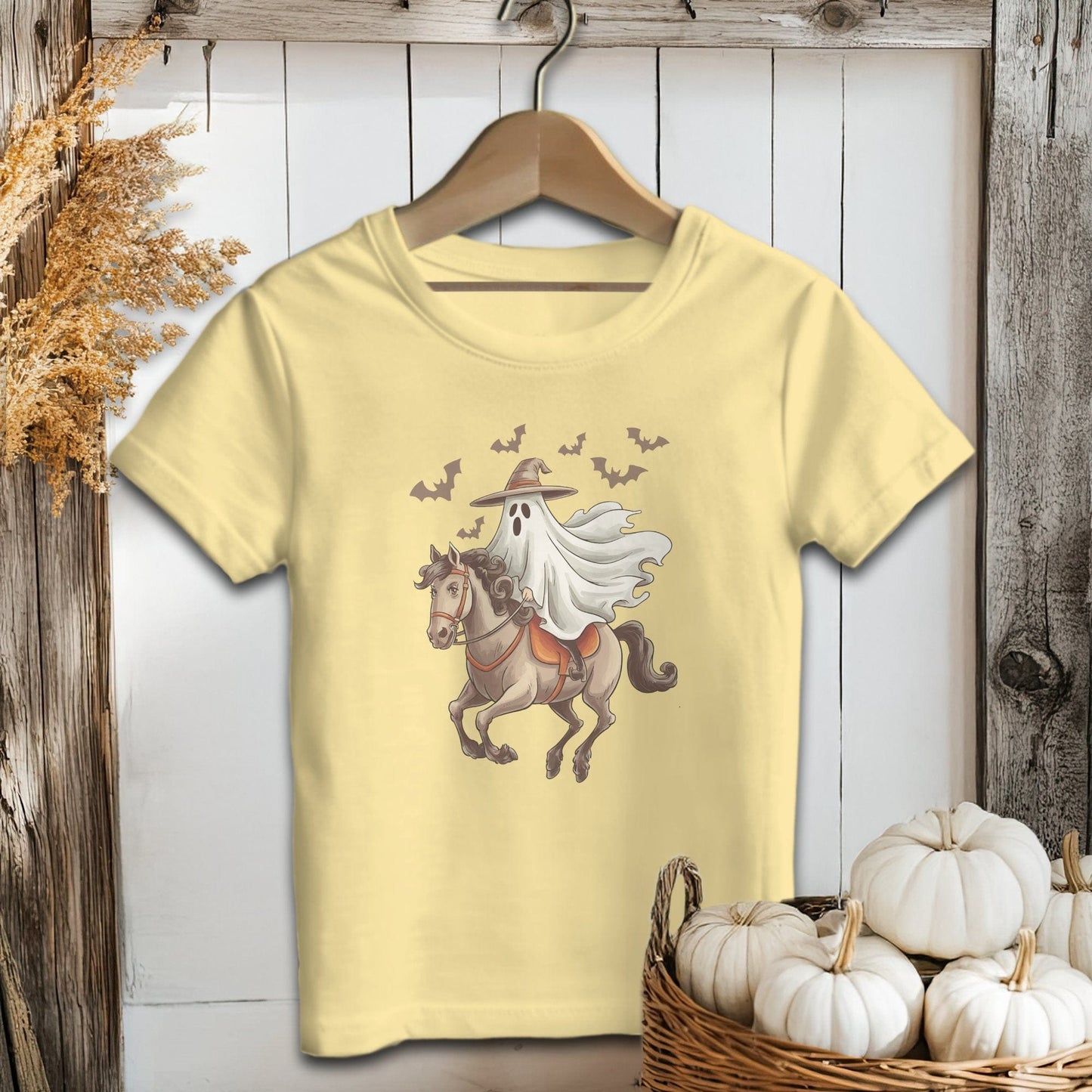 Holiday Baby Shirt Infant T-Shirt / Butter / 6 Months Ghost Riding Horse Halloween - Baby Shirt