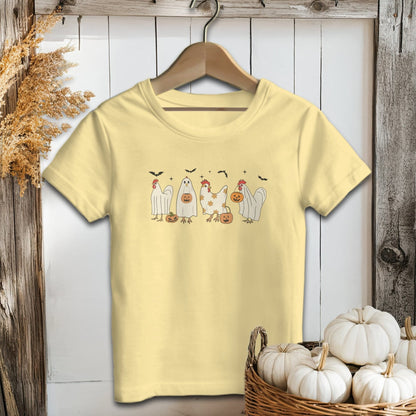 Holiday Baby Shirt Infant T-Shirt / Butter / 6 Months Ghostly Chickens Halloween - Baby Shirt