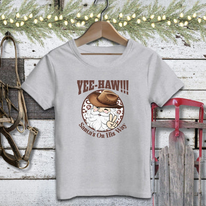 Holiday Baby Shirt Infant T-Shirt / Heather / 12 Months Yee-Haw Santa Baby Shirt