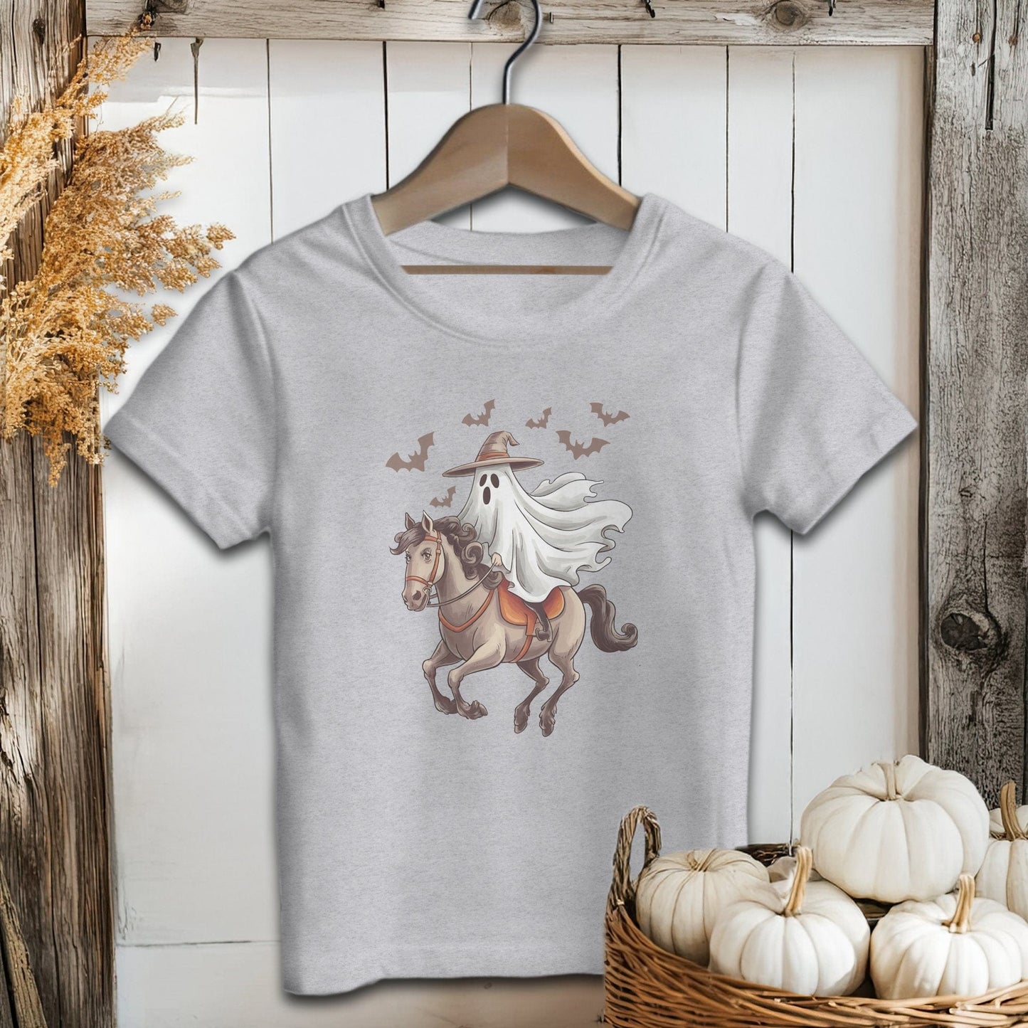 Holiday Baby Shirt Infant T-Shirt / Heather / 6 Months Ghost Riding Horse Halloween - Baby Shirt