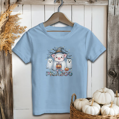 Holiday Baby Shirt Infant T-Shirt / Light Blue / 6 Months Pig Ghosts Halloween - Baby Shirt