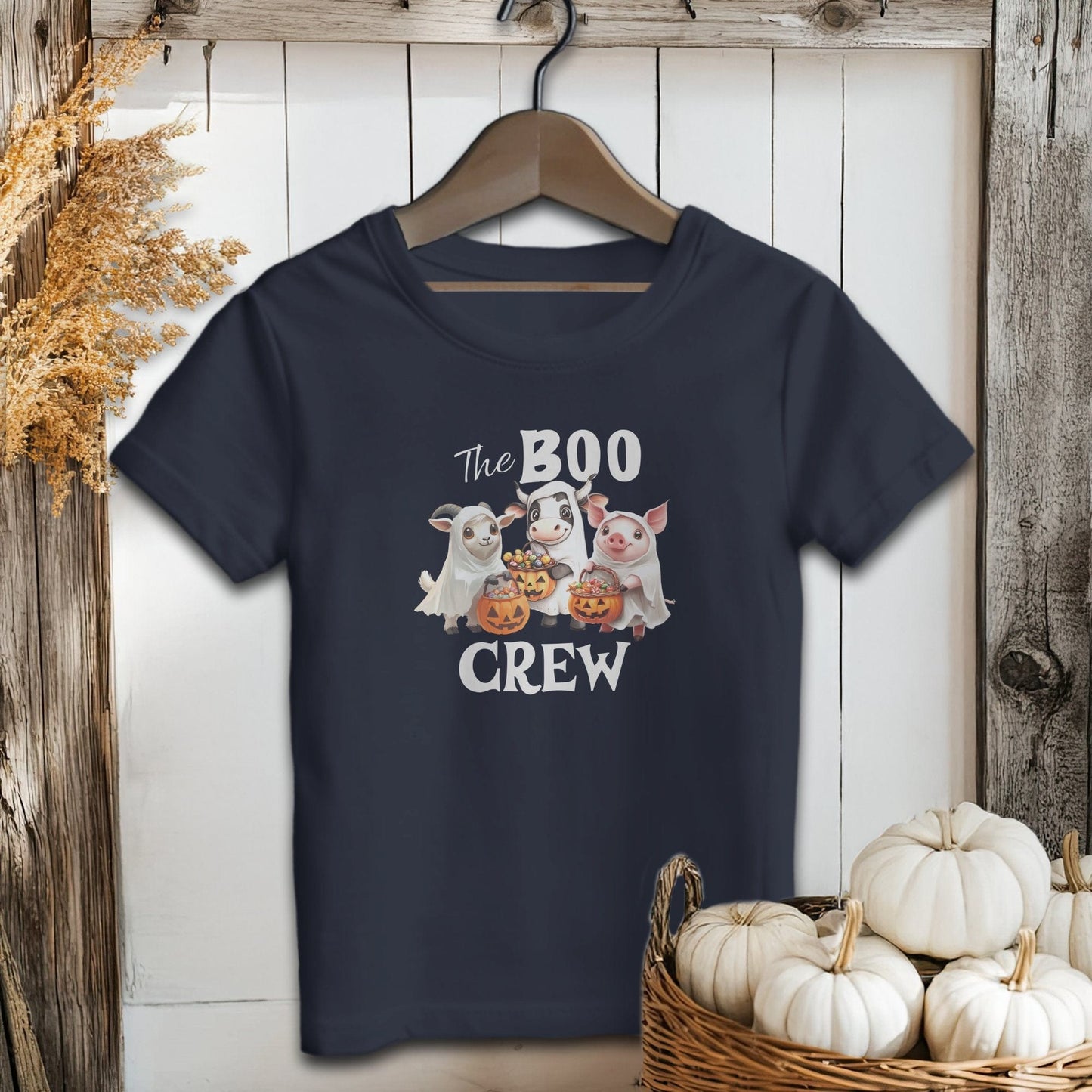 Holiday Baby Shirt Infant T-Shirt / Navy / 6 Months The Boo Crew Halloween - Baby Shirt