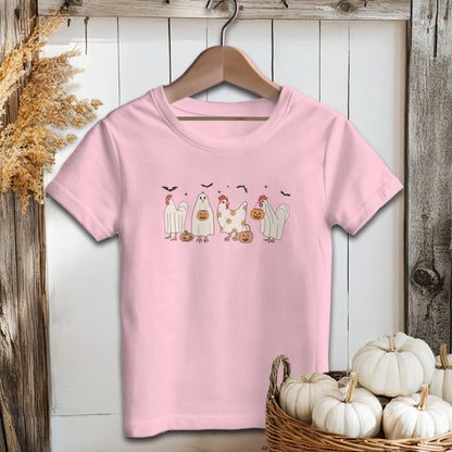 Holiday Baby Shirt Infant T-Shirt / Pink / 6 Months Ghostly Chickens Halloween - Baby Shirt